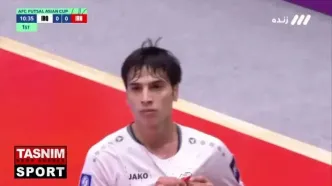 فیلم گل اول عراق به ایران توسط سالم خادم / عراق 1 - ایران 0