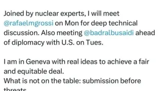 عراقچی در ژنو چه می‌کند؟ از دیدار با گروسی تا رایزنی پیش از مذاکره با آمریکا