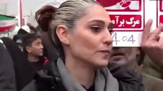 زینب آذرکشب، فعال مارکسیست بی حجابی که چهره راهپیمایی ۲۲ بهمن امسال بود/ ویدئو