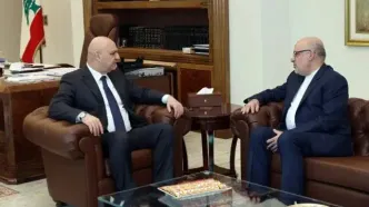 سفیر ایران با رئیس جمهور لبنان خداحافظی کرد