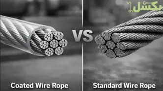 سیم بکسل فولادی ستون پنهان ایمنی در سیستم‌ های لیفتینگ صنعتی