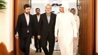 فوری/ بیانیه وزارت خارجه قطر درباره دیدار لاریجانی و آل ثانی