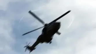 سقوط یک فروند بالگرد در درچه اصفهان