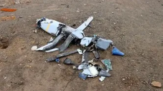 انهدام پهپاد هرمس اسرائیل توسط پدافند ارتش