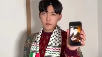 ویدیوهای «داوود کیم» در حمایت از ایران و رهبر شهید ...