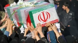 تشییع پیکر سردار پاکپور همزمان با برگزاری راهپیمایی روز قدس در اراک