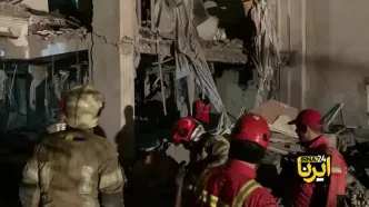 خسارت حمله به منازل مسکونی در سعادت‌آباد