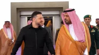 سفر ناگهانی زلنسکی به عربستان خبرساز شد