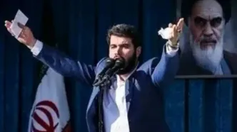 سخنرانی خبرساز مداح مشهور در تجمع میدان ونک/ویدیو