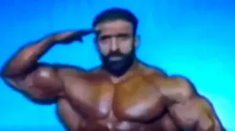 سلام نظامی هادی چوپان در مسابقات آرنولد کلاسیک