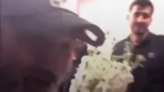 حضور جالب نیمه شب مهران غفوریان کنار آتش نشانان تهرانی + ویدئو