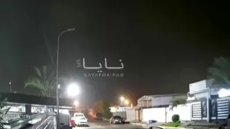 لحظه هدف‌ قرارگرفتن پایگاه آمریکا در بغداد