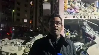 اولین تصاویر از محل اصابت موشک در اراک