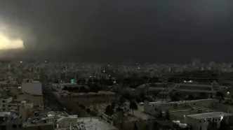 توضیح رسمی درباره علت تاریکی آسمان تهران