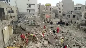 تصاویر تازه از حمله به منطقه جوادیه تهران