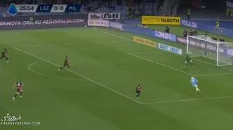 ویدیو| خلاصه بازی لاتزیو ۱ - میلان ۰/ فرصت طلایی سوخت!