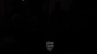 لحظه اصابت موشک به محل جلسه طلاب قم