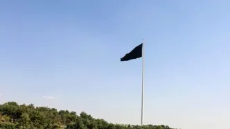 پرچم عزا در پایتخت به اهتزاز درآمد