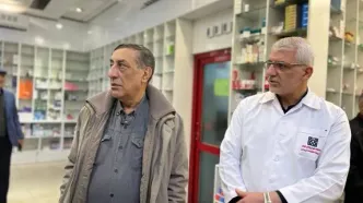 بازدید میدانی  قائم‌پناه از داروخانه ۱۳ آبان/ دستور برای تسهیل فوری تأیید نسخه‌های دارویی