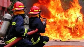 آتش سوزی در پتروشیمی تبریز مهار شد