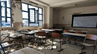 حمله موشکی به ۲ مدرسه در پرند + تصاویر