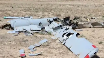 انهدام پهپاد هرمس در آسمان استان مرکزی