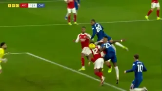 ببینید| خلاصه بازی آرسنال مقابل چلسی