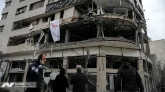 حمله رژیم صهیونیستی به ساختمان شبکه العربی در تهران + عکس