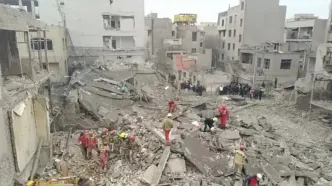 تخریب کامل یک محله مسکونی در جوادیه تهران