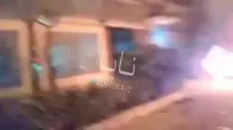 فیلم حمله موشکی به آمبولانس اورژانس استان تهران