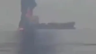 نفتکش متخلف در تنگه هرمز مورد هدف قرار گرفت