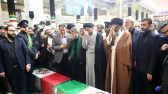 پیکر وزیر اطلاعات در قم تشییع شد