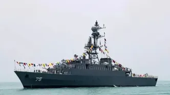 لحظه برخورد اژدر زیردریایی آمریکا با ناو ایرانی دنا/ بیش از 80 تن از خدمه این ناو به شهادت رسیدند/ ویدئو