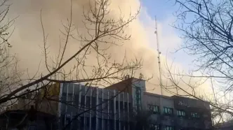 حمله جنگنده‌های آمریکا و اسرائیل به نقاطی در اطراف میدان انقلاب تهران/ ویدئو