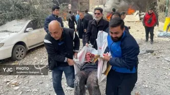 تصاویری از حمله امروز آمریکا به افسریه تهران