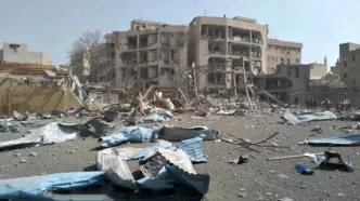 تخریب کامل مجموعه ورزشی شهید پناهی در تهران