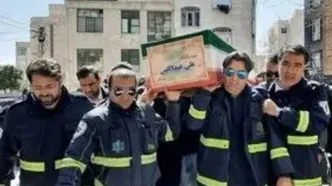 پیکر شهید «علی عبدالهی» مأمور اورژانس تهران تشییع شد