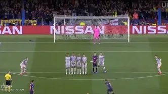 ویدیو| وقتی مسی یکی از بهترین ضربات ایستگاهی لیگ قهرمانان اروپا را به ثمر رساند