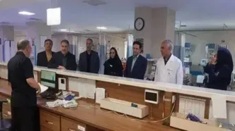 بازدید معاون پرستاری از یک مرکز درمانی در جنوب تهران