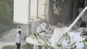 ویرانه‌هایی که موشک ایرانی در تل‌آویو به جا گذاشت..