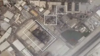 تصاویر ماهواره‌ای از ضربات دقیق ایران به پایگاه‌های آمریکایی در منطقه