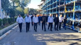 بازدید رییس ایدرو از شرکت مگاموتور و امدادخودرو سایپا