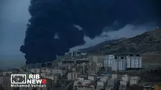 تصاویر تازه و آخرالزمانی از انبار نفت شهران