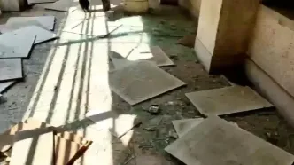 بازدید صلیب سرخ از بیمارستان آسیب‌دیده در تهران