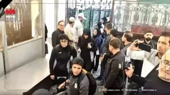 تصاویری از بازگشت تیم ملی بانوان به ایران