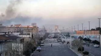 فرودگاه مهرآباد دقایقی پیش بمباران شد | عکس