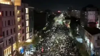 تصاویری از تجمع در بابل