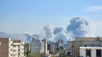 تصاویر انفجار شدید در شرق تهران؛ هم‌اکنون