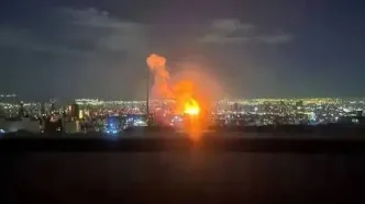 حمله آمریکا و اسرائیل به حوالی چند اتوبان در تهران