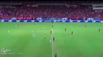 ویدیو| اتفاق بی‌سابقه در فوتبال؛ گلزنی یک تیم در ثانیه ۲۰ بدون لمس توپ!